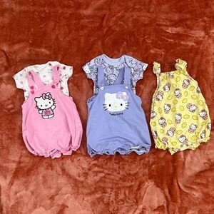 Hello Kitty Baby Romper Set Sanrio Size 9M